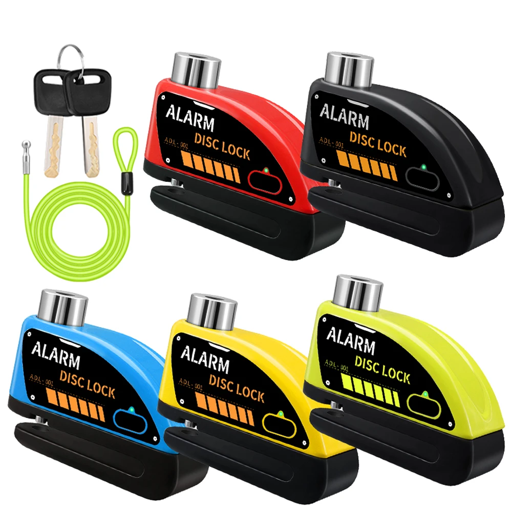 Disc Lock Brake - New Bike Motorcycle Alarm Disc Brake
