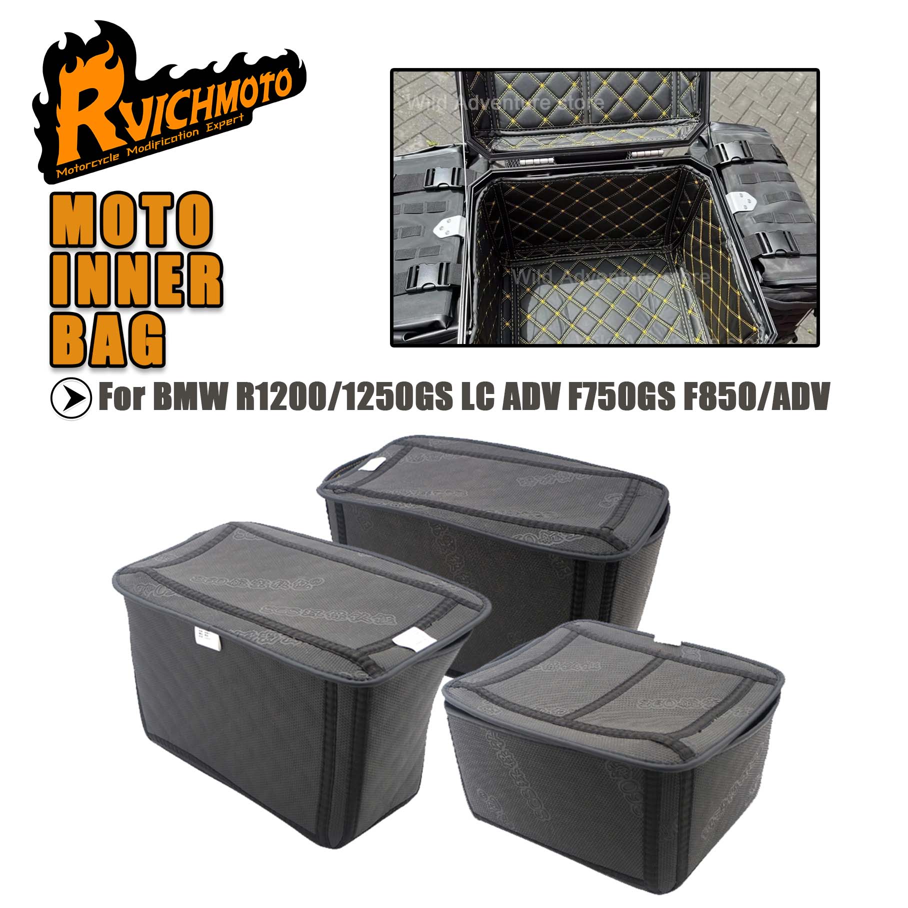 Motorcycle Gear Backpack - ﻿Motorcycle Panniers Top Case Lining Luggage