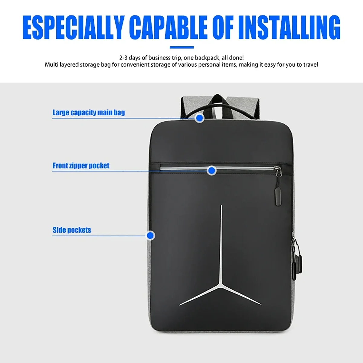 Anti Theft USB Waterproof Hard - đánh giá và giá Motorcycle Gear Backpack