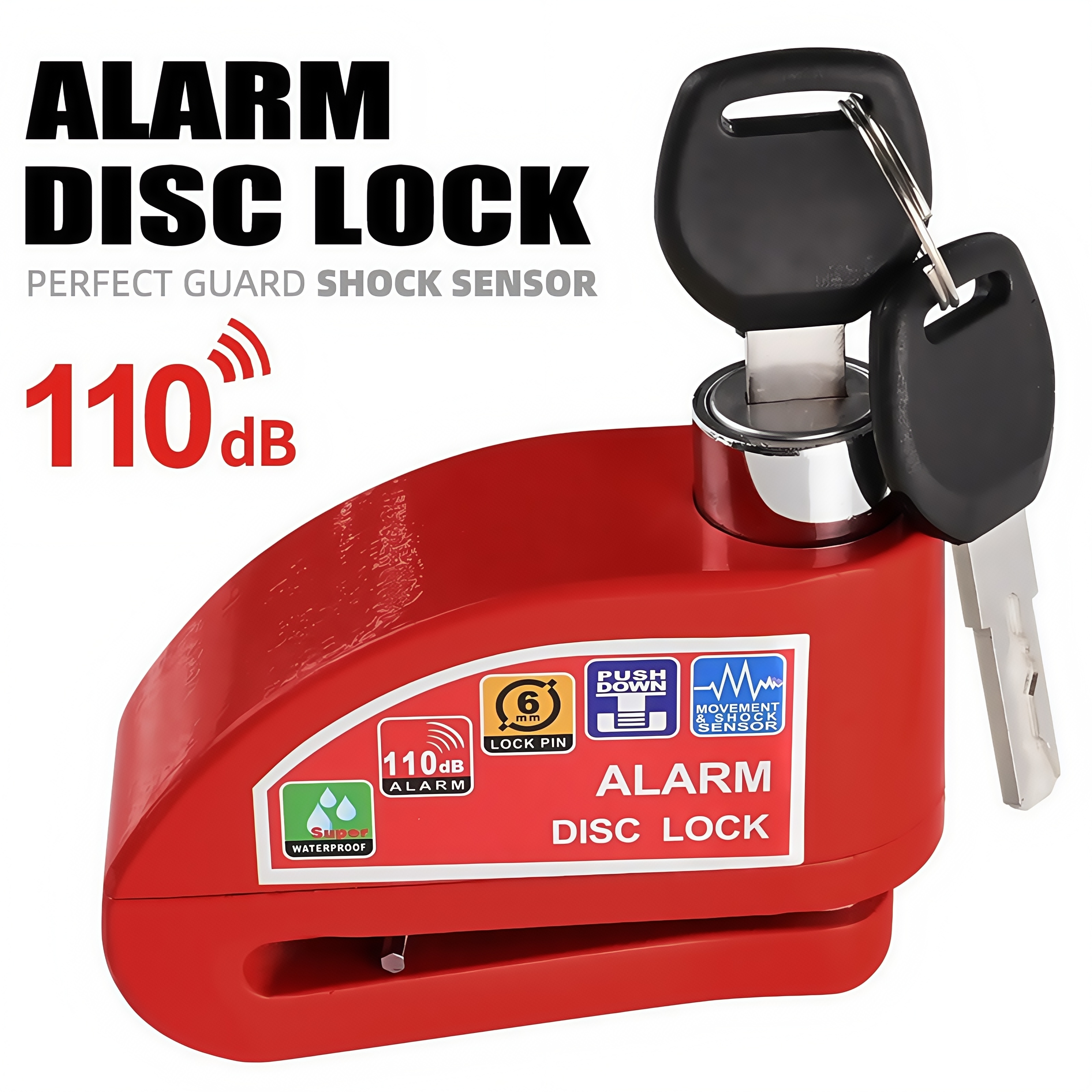 Waterproof Disc Brake Alarm Lo - đánh giá và giá Disc Lock Brake