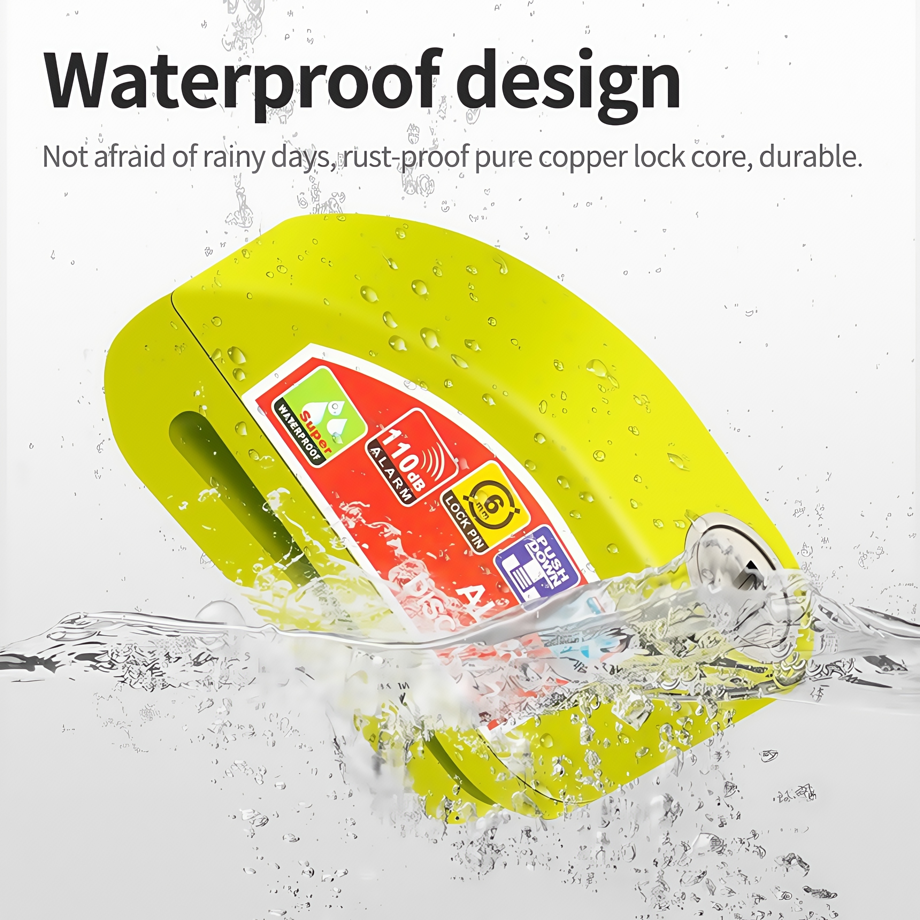 Waterproof Disc Brake Alarm Lo - đánh giá và giá Disc Lock Brake