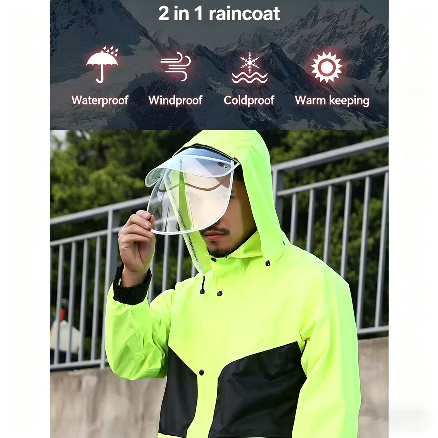 Motorcycle Raincoat Suits Men  - đánh giá và giá Motorcycle Gear For Men