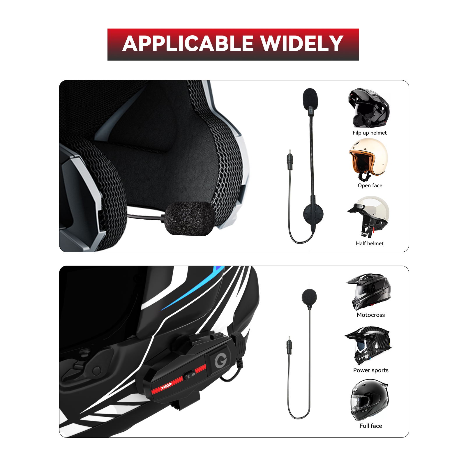 XGP X2 Motorcycle Intercom Hea - đánh giá và giá Motorcycle Gear Full Set