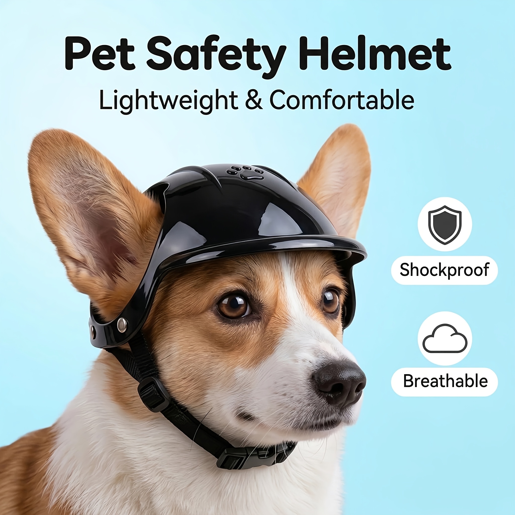 Pet Head Ears Helmet Hat, Moto - đánh giá và giá Motorcycle Gear For Dogs