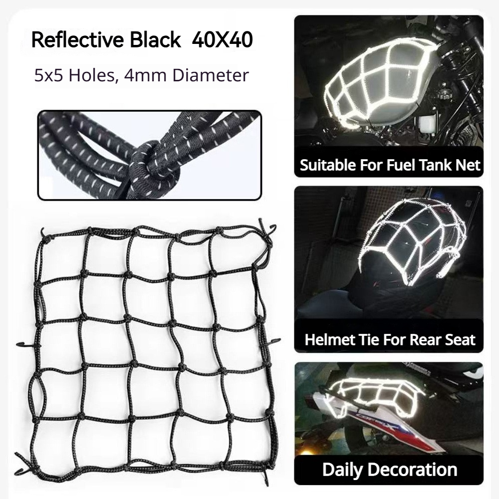 6 Hooks Luggage Net Protective - đánh giá và giá Motorcycle Gear Helmets