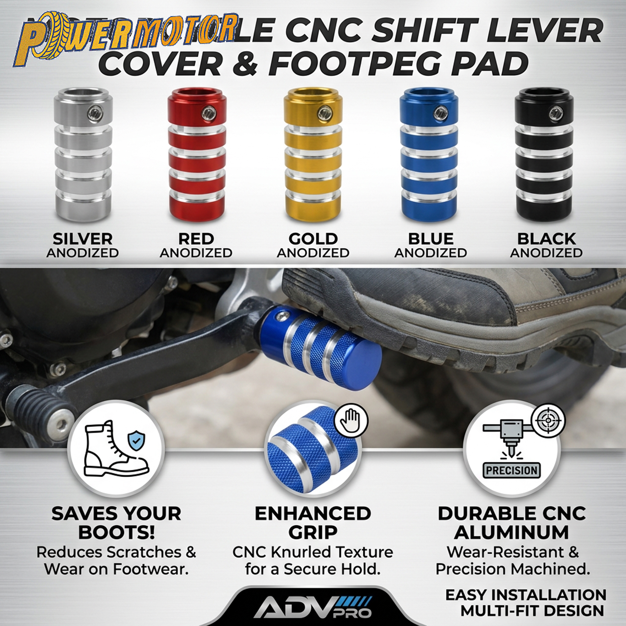 DirtBike Motorcycle CNC Gear S - đánh giá và giá Motorcycle Gear Lever Cover