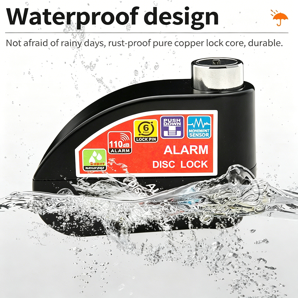 Motorcycle Bicycle Alarm Lock  - đánh giá và giá Disc Lock Brake