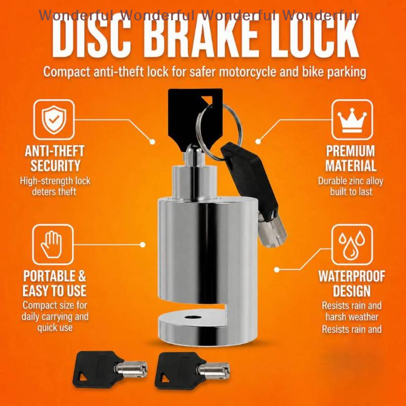 Moto Disc Brake Lock Universal - đánh giá và giá Disc Lock Brake