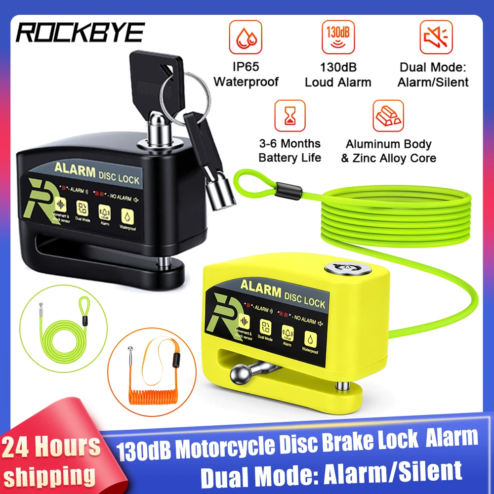 Rockbye Motorcycle Disc Brake  - đánh giá và giá Disc Lock Brake