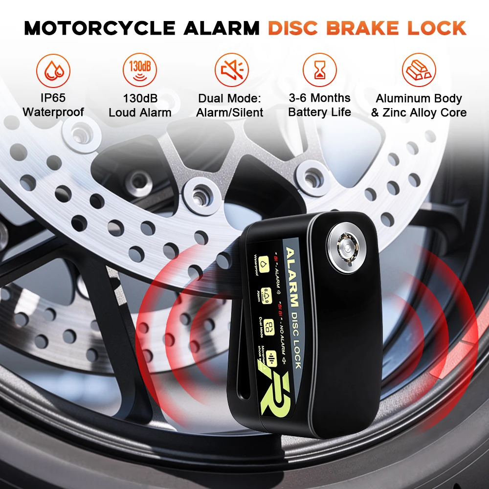 Rockbye Motorcycle Disc Brake  - đánh giá và giá Disc Lock Brake