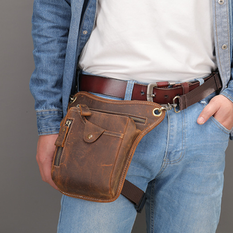 Vintage Men Waist Fanny Pack D - đánh giá và giá Motorcycle Gear Backpack