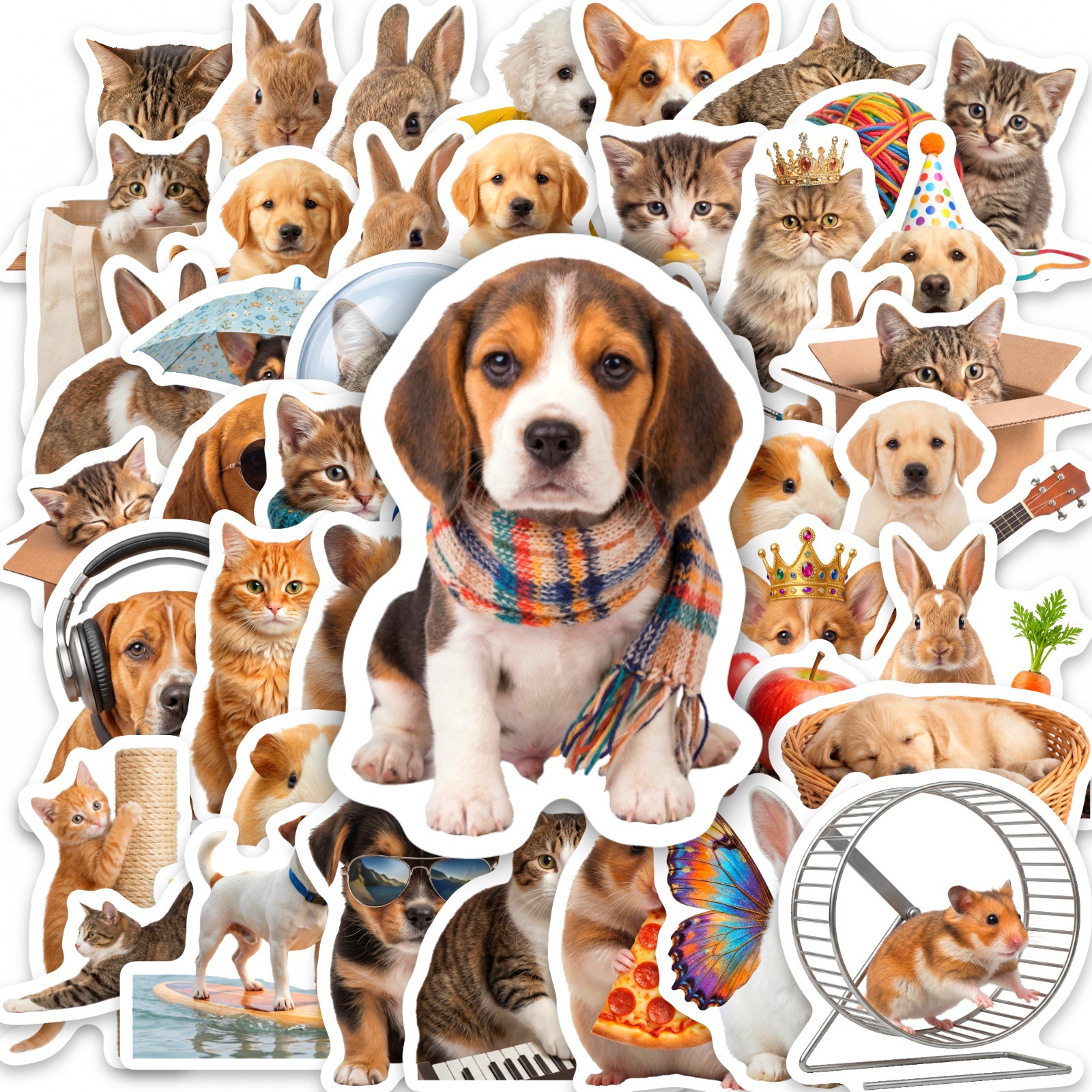 50PCS Kawaii Animal stickers D - đánh giá và giá Motorcycle Gear For Dogs