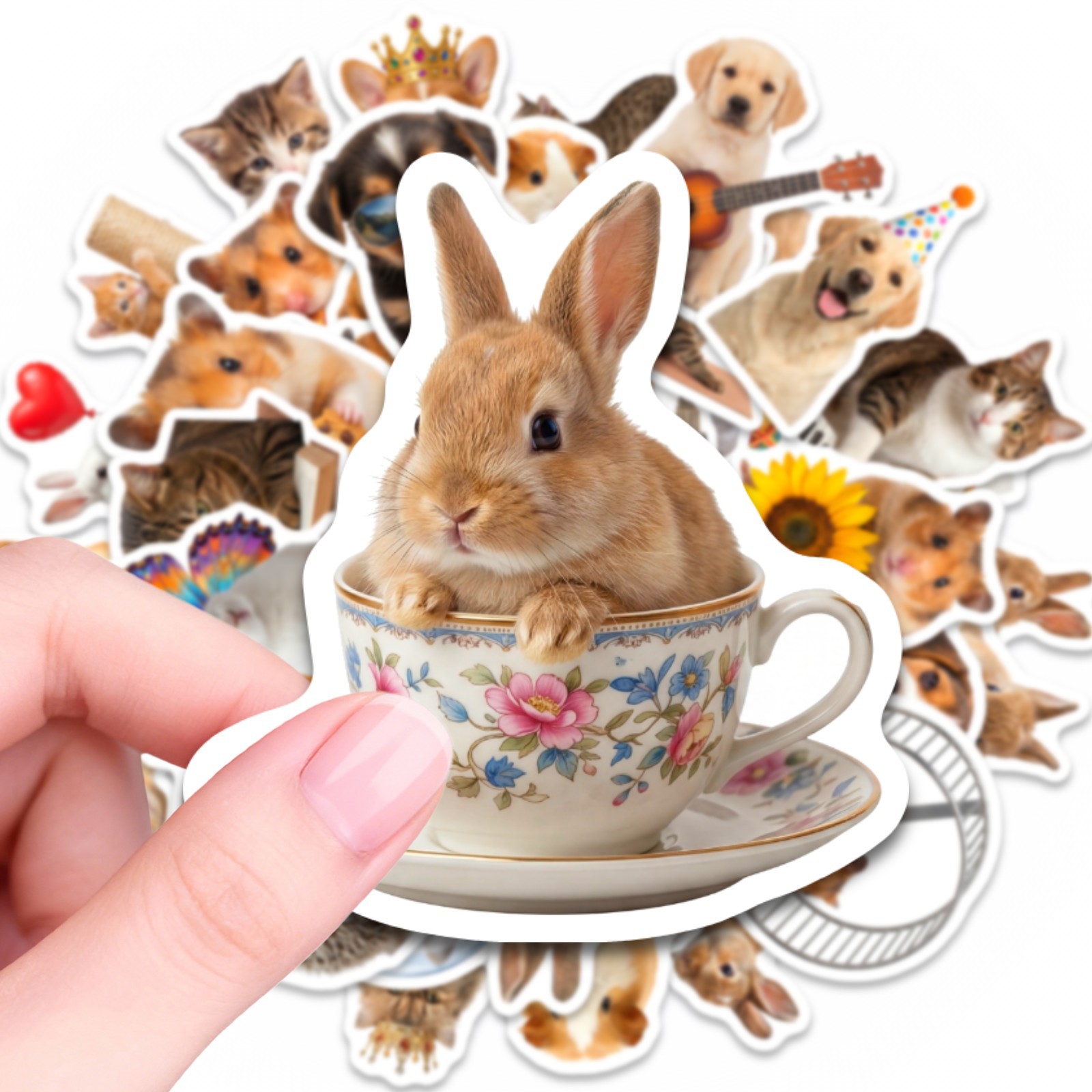 50PCS Kawaii Animal stickers D - đánh giá và giá Motorcycle Gear For Dogs
