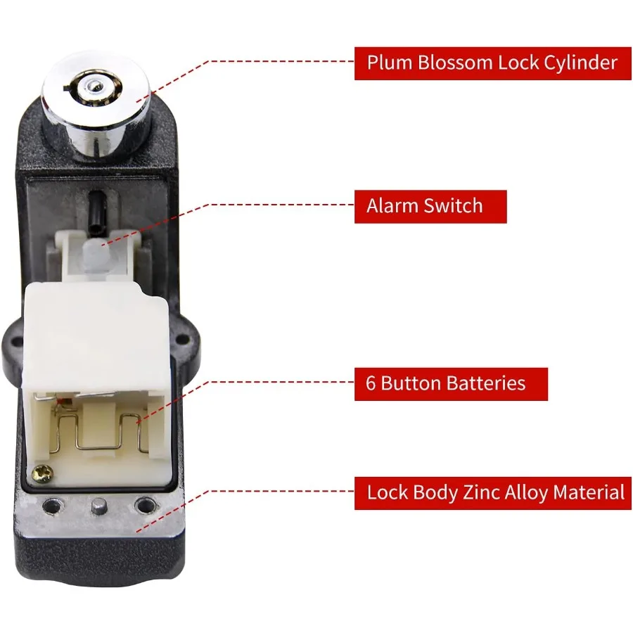 Alarm Disc Lock Set 2pcs Brake - đánh giá và giá Disc Lock Brake