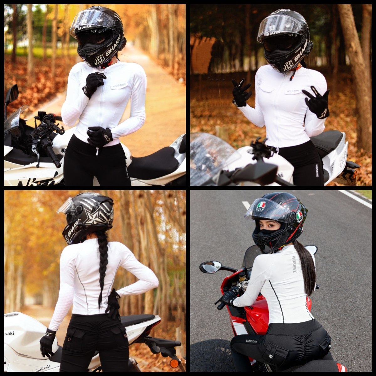 WOSAWE Women Motorcycle Jacket - đánh giá và giá Motorcycle Gear Full Set