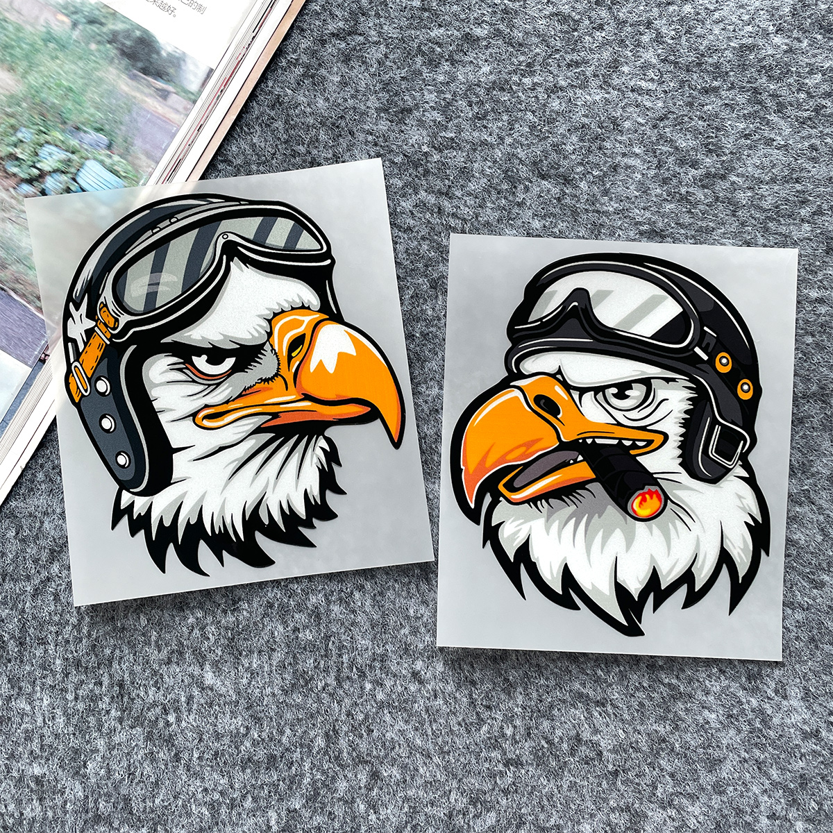 Retro Eagle/Cat/Dog Sticker Re - đánh giá và giá Motorcycle Gear For Dogs